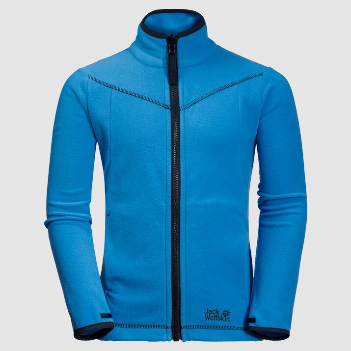 Chamarra Polar Jack Wolfskin Sandpiper Niños Azules Mexico-5691732